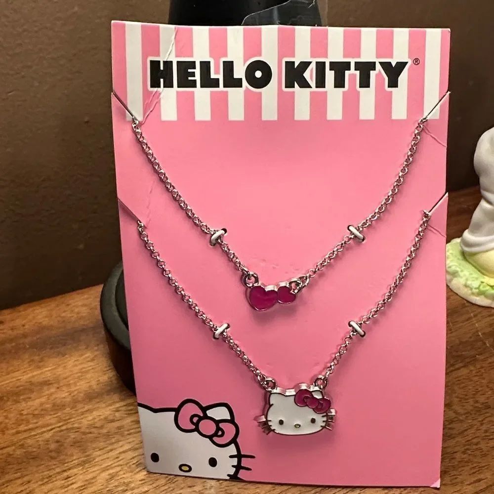 Hello Kitty Pink Tote Bag & HelloKittyNecklace - Picture 8 of 9